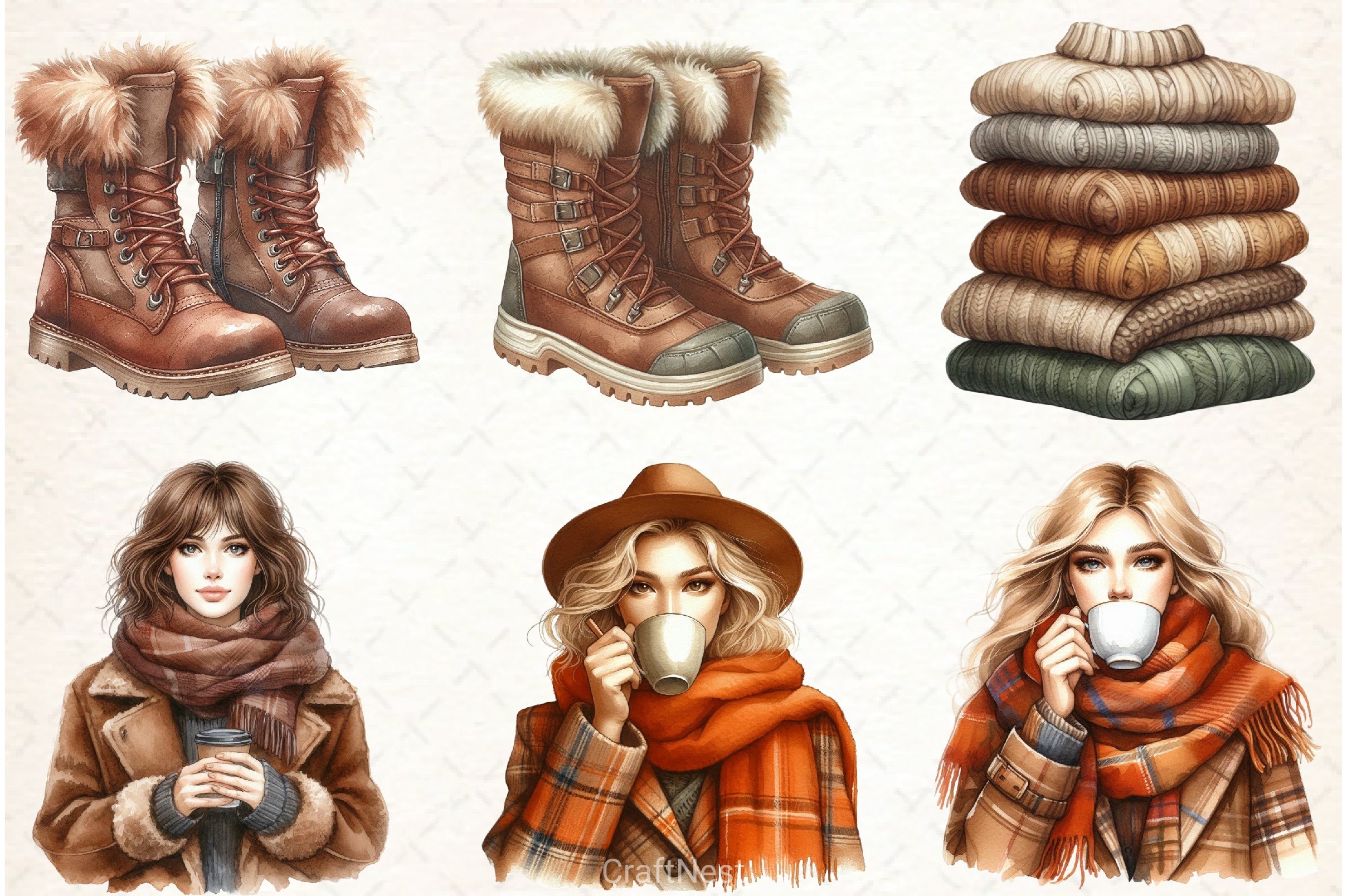 Autumn Clipart Bundle 8 - CraftNest - Digital Crafting and Art