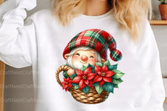 Festive Christmas Gnomes Clipart Bundle - CraftNest - Digital Crafting and Art