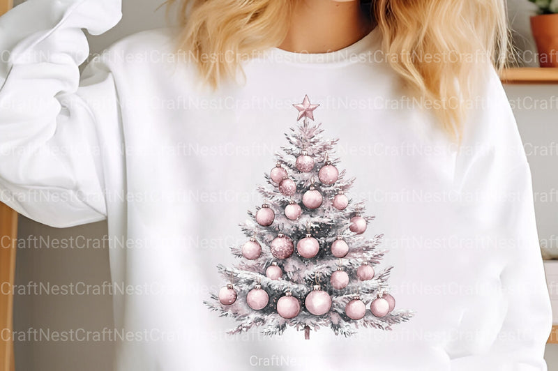 Blush Christmas Clipart Bundle - CraftNest - Digital Crafting and Art