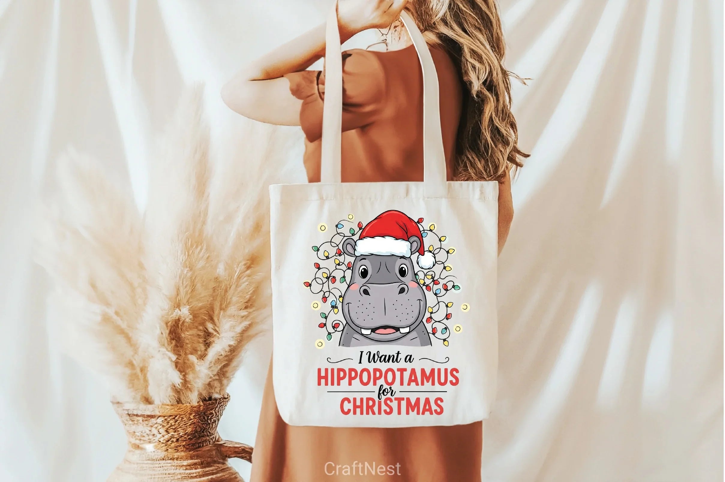 Hippopotamus Christmas Clipart Bundle - CraftNest - Digital Crafting and Art