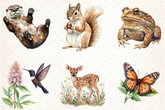 Garden Animals Clipart Bundle - CraftNest - Digital Crafting and Art
