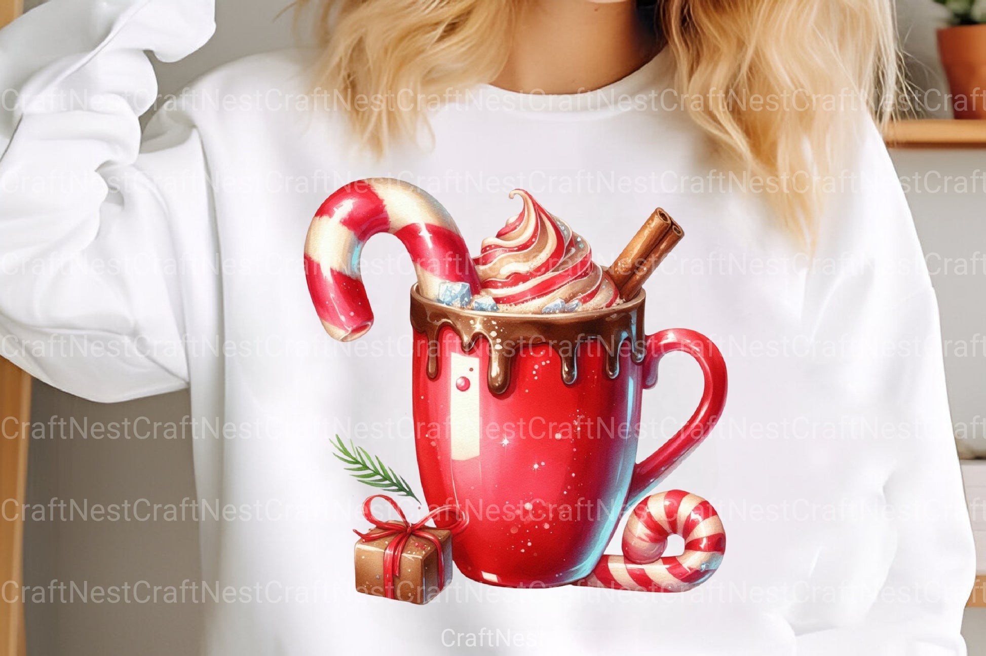 Festive Latte Christmas Coffee Clipart Bundle - CraftNest - Digital Crafting and Art