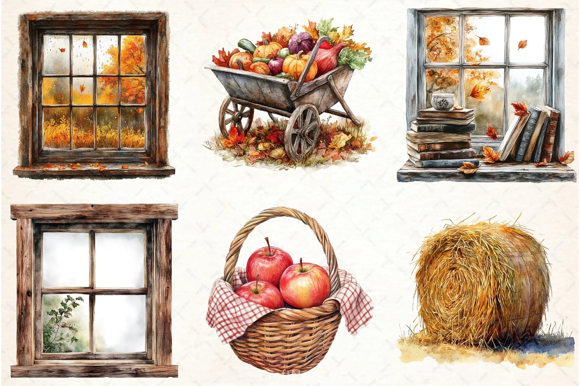 Cozy Autumn Clipart Bundle 7 - CraftNest - Digital Crafting and Art