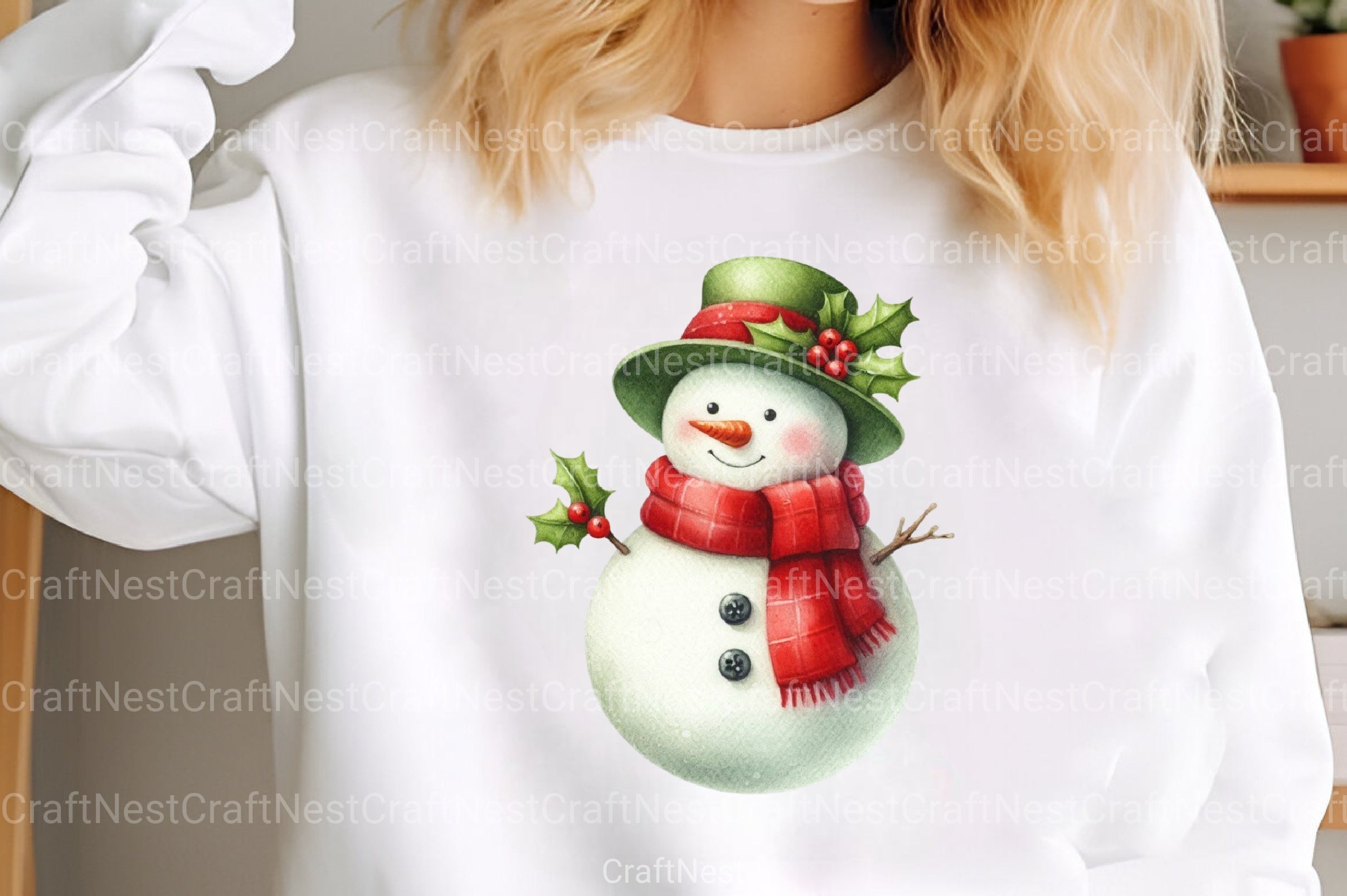 Festive Snowman Clipart Bundle 2 - CraftNest - Digital Crafting and Art