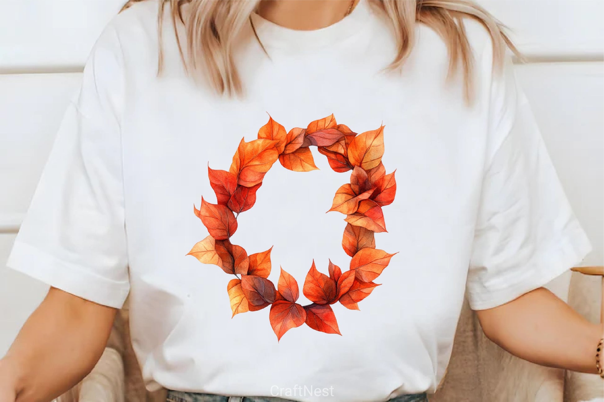 Burnt Orange Autumn Clipart Bundle - CraftNest - Digital Crafting and Art