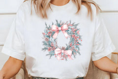 Mint & Pink Christmas Clipart Bundle - CraftNest - Digital Crafting and Art