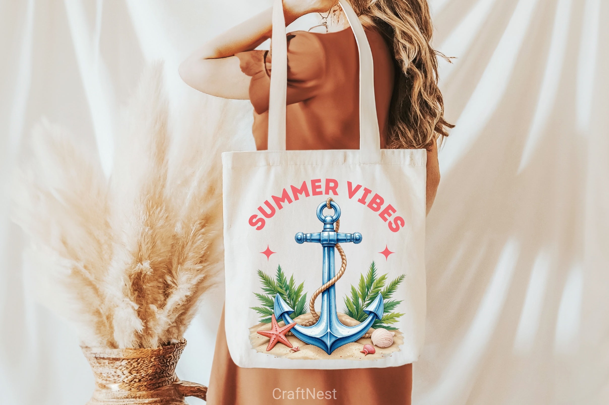 Summer Vibes Anchor Clipart Bundle 2 - CraftNest - Digital Crafting and Art