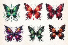 Butterflies Butterfly Clipart Bundle - CraftNest - Digital Crafting and Art