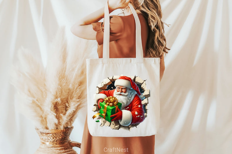 Christmas Santa Clipart Bundle 4 - CraftNest - Digital Crafting and Art