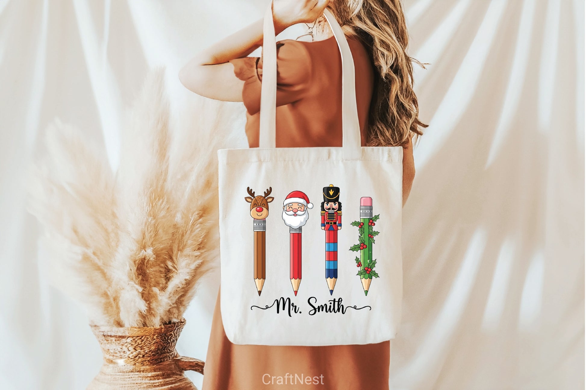 Christmas Pencils Teacher Clipart Bundle - CraftNest - Digital Crafting and Art