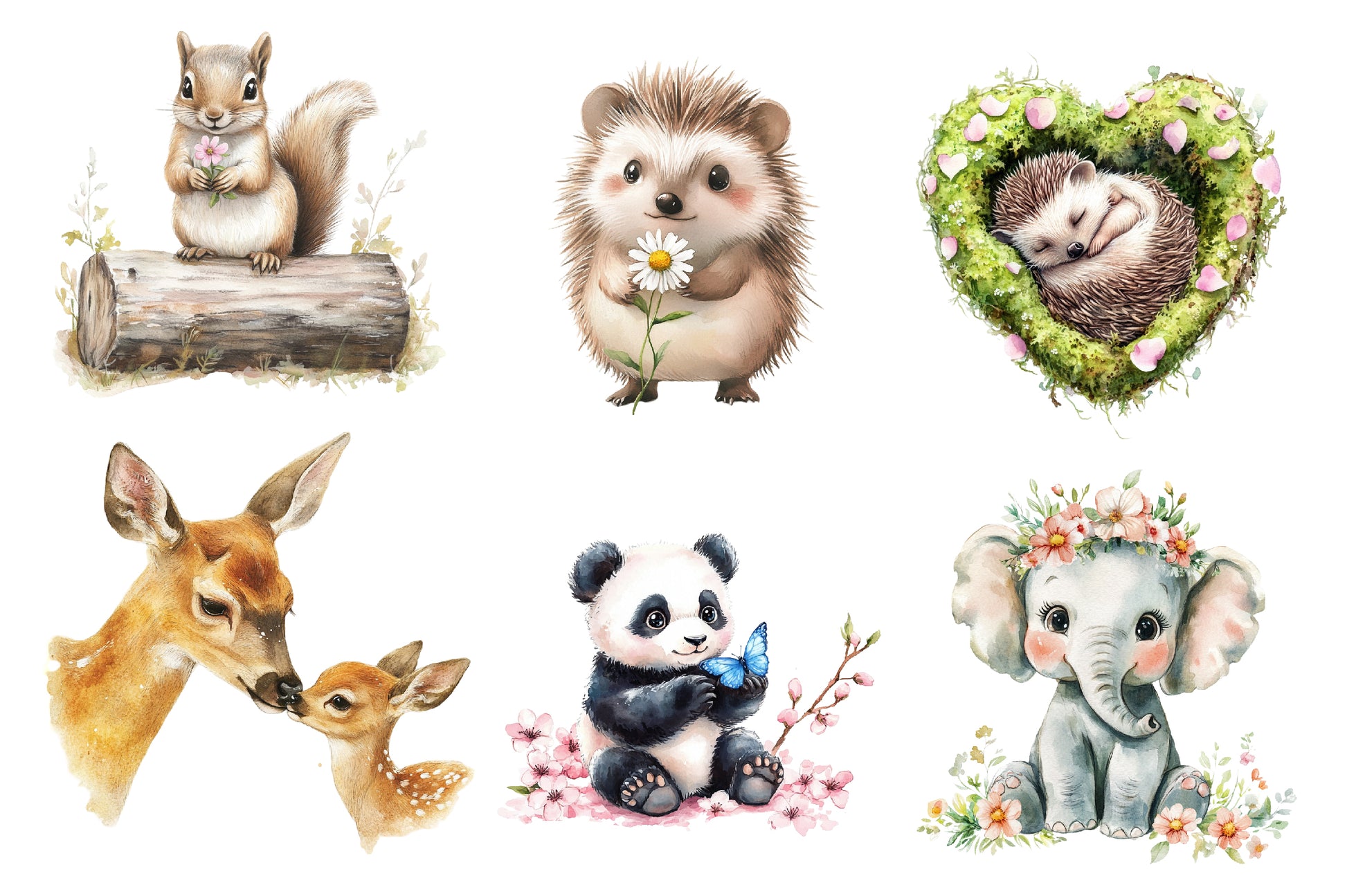 Cute Spring Animals Clipart Bundle - CraftNest - Digital Crafting and Art