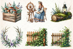 Nordic Summer Clipart Bundle - CraftNest - Digital Crafting and Art