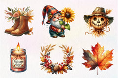 Autumn Clipart Bundle - CraftNest - Digital Crafting and Art