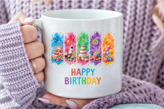 Happy Birthday Brushstroke Design Clipart Bundle - CraftNest - Digital Crafting and Art