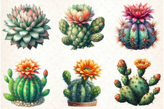 Cactus Clipart Bundle 4 - CraftNest - Digital Crafting and Art