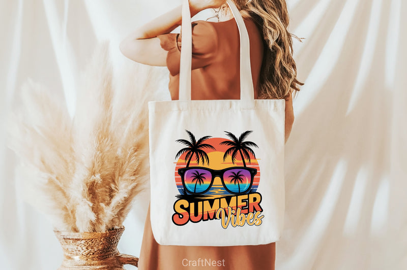 Vibrant Summer Vibes Clipart Bundle - CraftNest - Digital Crafting and Art