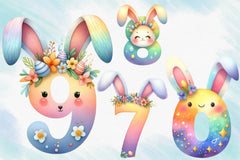 Easter Alphabet And Number Clipart Bundle - CraftNest - Digital Crafting and Art