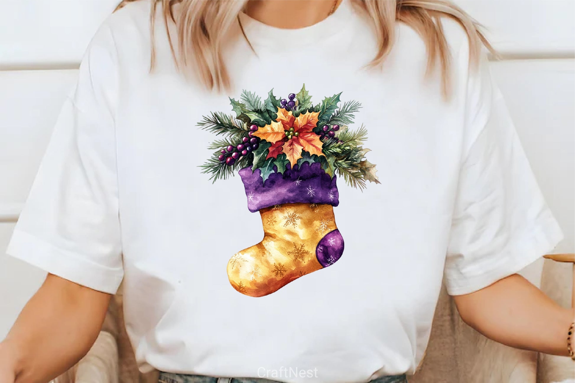 Christmas Stocking Clipart Bundle - CraftNest - Digital Crafting and Art