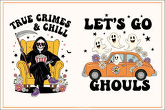 Groovy Halloween Clipart Bundle 13 - CraftNest - Digital Crafting and Art