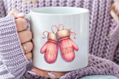 Pink Winter Clipart Bundle - CraftNest - Digital Crafting and Art