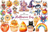 Cute Halloween Day Clipart Bundle