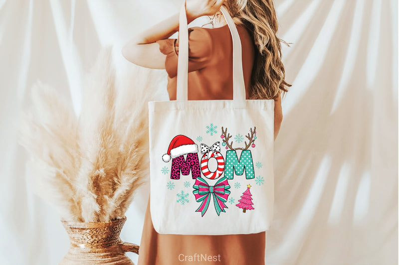 Christmas Mom Coquette Clipart Bundle 2 - CraftNest - Digital Crafting and Art