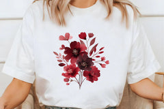 Burgundy Autumn Clipart Bundle 3 - CraftNest - Digital Crafting and Art