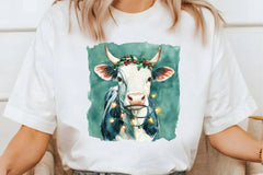 Christmas Highland Cow Clipart Bundle 3 - CraftNest - Digital Crafting and Art