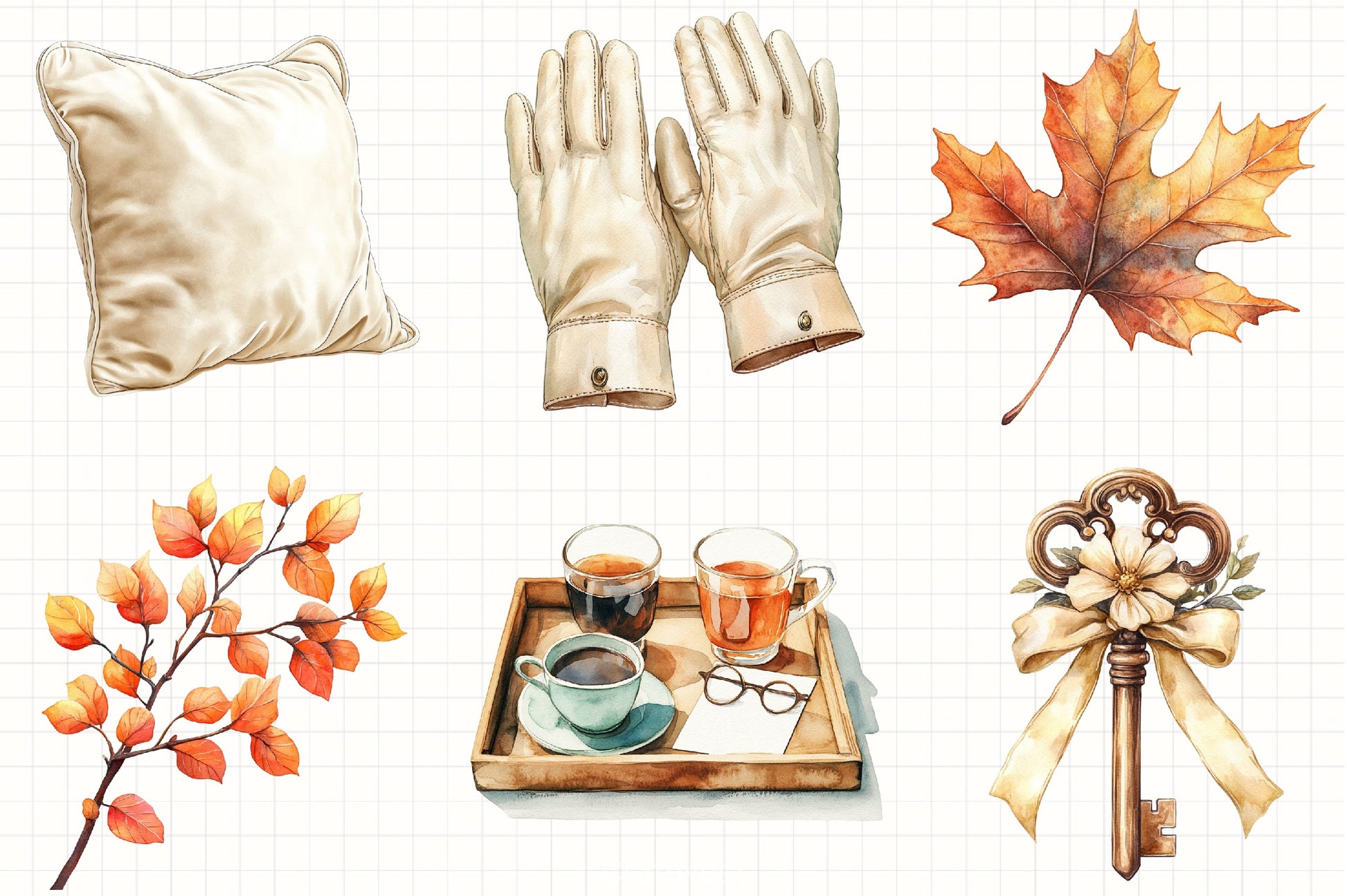 Autumn Mood Clipart Bundle - CraftNest - Digital Crafting and Art
