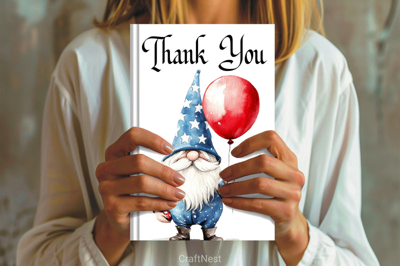 Patriotic Gnome Clipart Bundle 1 - CraftNest - Digital Crafting and Art