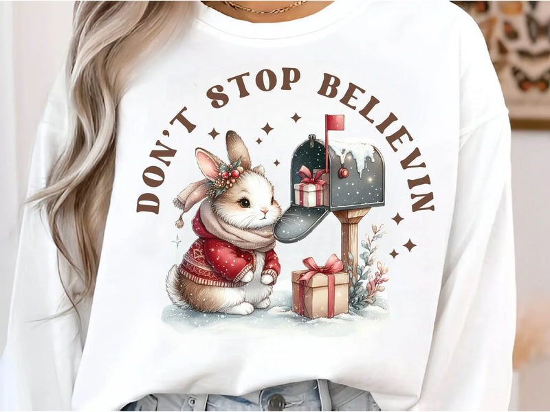 Don'T Stop Believin' Animal Christmas Clipart Bundle - CraftNest - Digital Crafting and Art