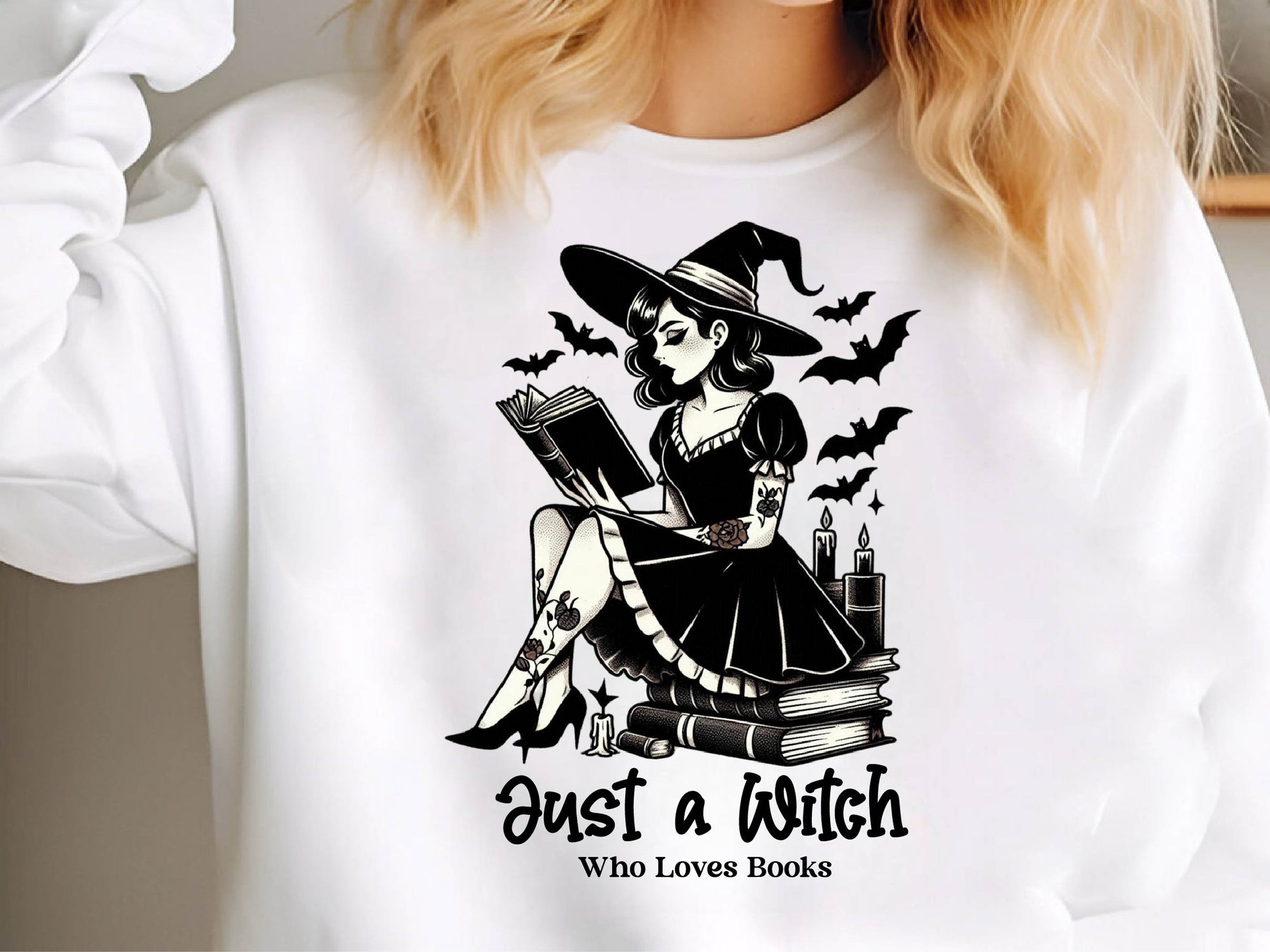 Just A Witch Who Loves Books Halloween Clipart Bundle - CraftNest - Digital Crafting and Art