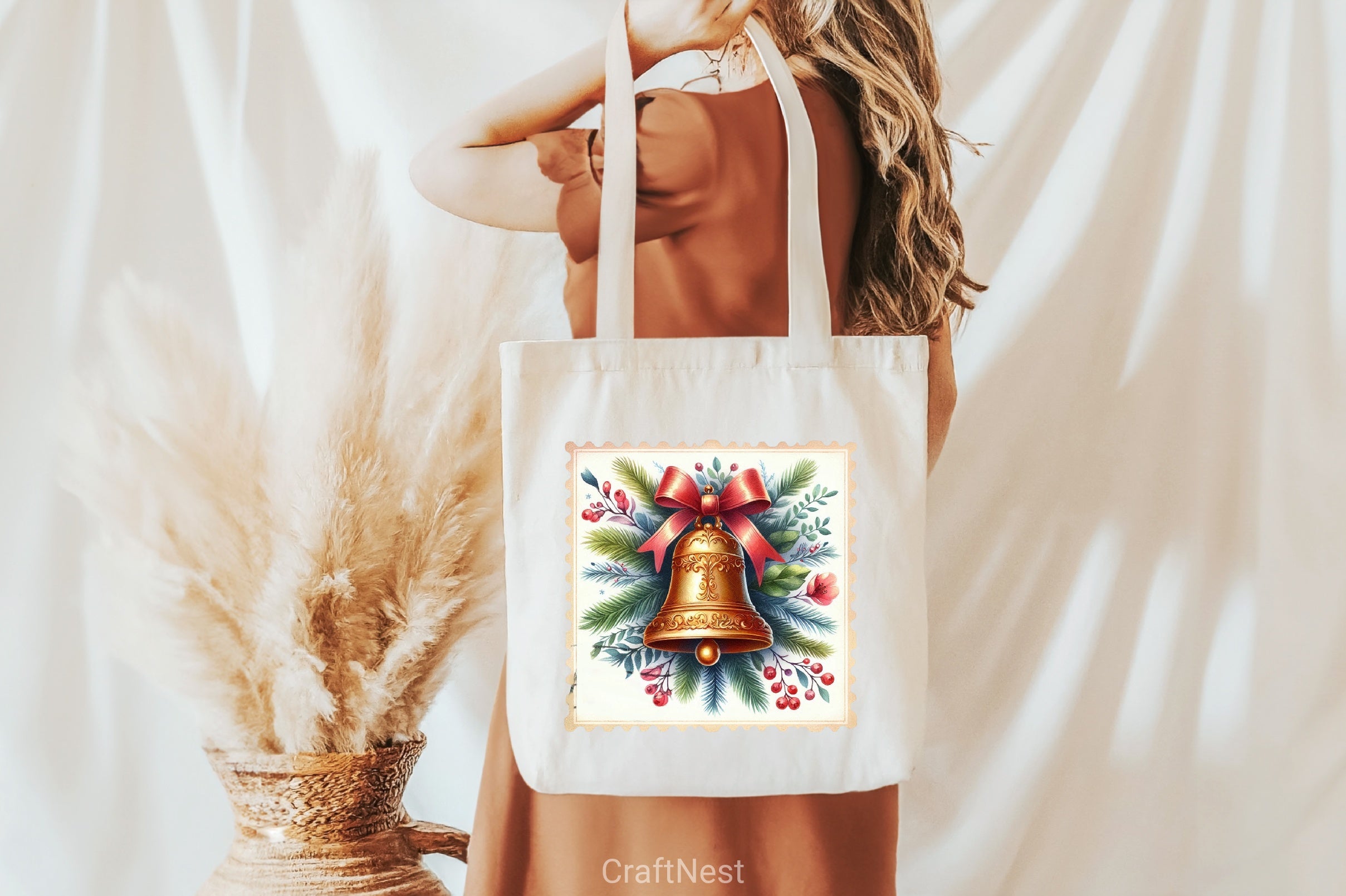 Vintage Christmas Labels Clipart Bundle - CraftNest - Digital Crafting and Art