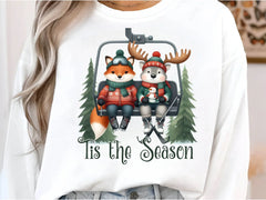 Tis The Season Animal Christmas Clipart Bundle - CraftNest - Digital Crafting and Art