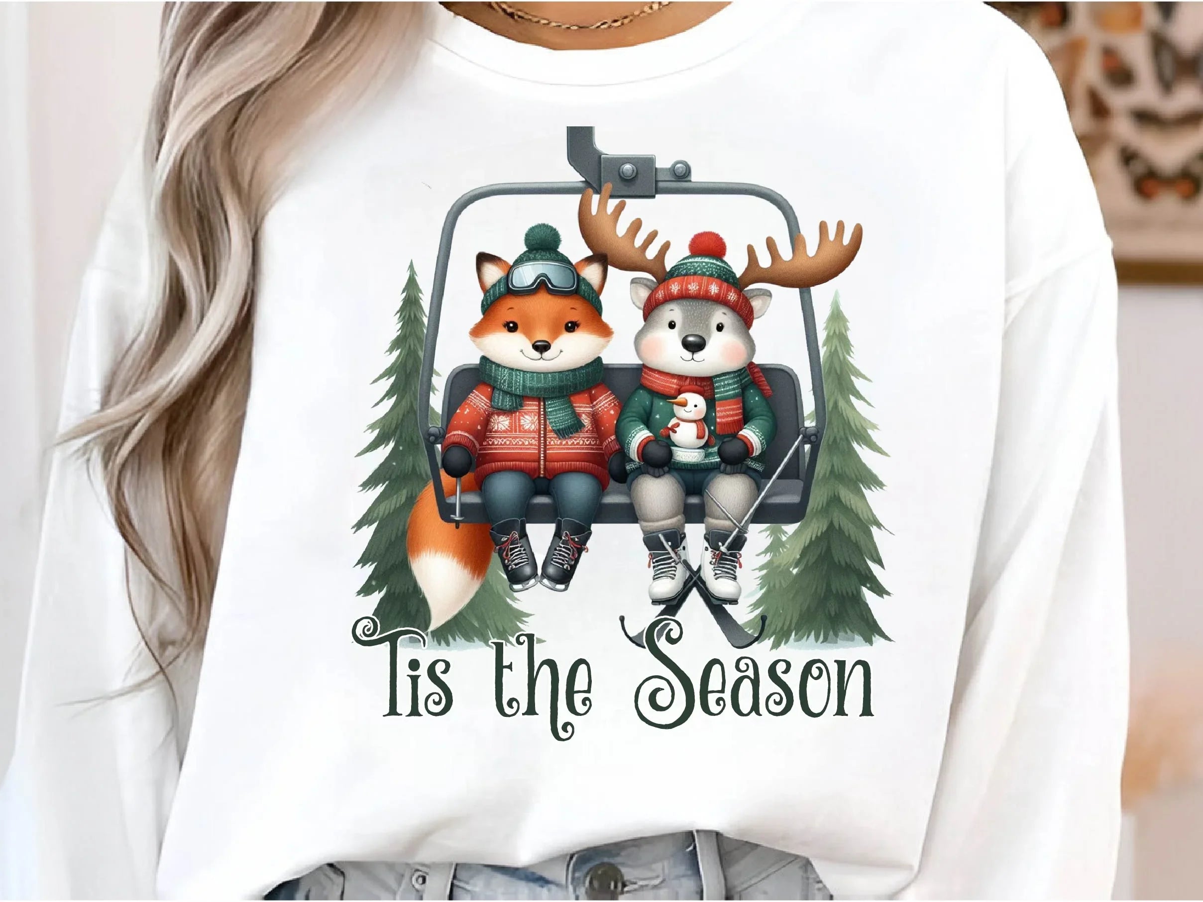 Tis The Season Animal Christmas Clipart Bundle - CraftNest - Digital Crafting and Art