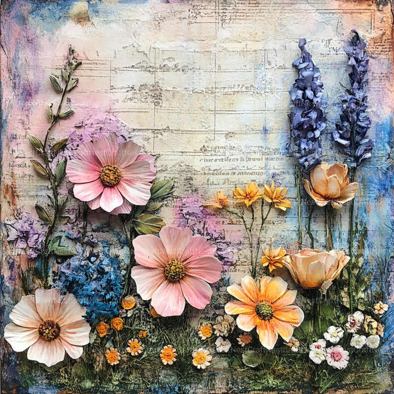 Pastel Garden Dreams Clipart Bundle - CraftNest - Digital Crafting and Art