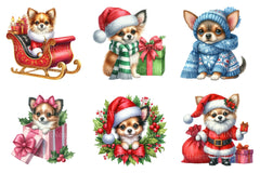Christmas Chihuahua Clipart - CraftNest - Digital Crafting and Art
