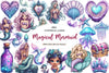 Magical Mermaid Clipart Bundle