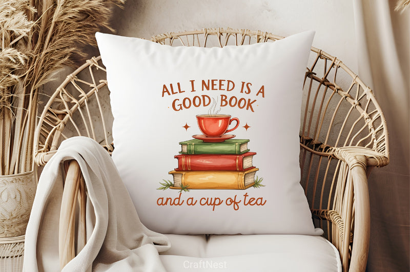 Good Book & Tea Clipart Bundle - CraftNest - Digital Crafting and Art