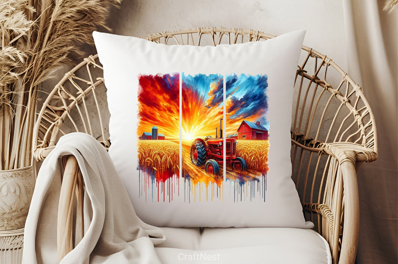 Brushstroke Summer Farm Clipart Bundle - CraftNest - Digital Crafting and Art