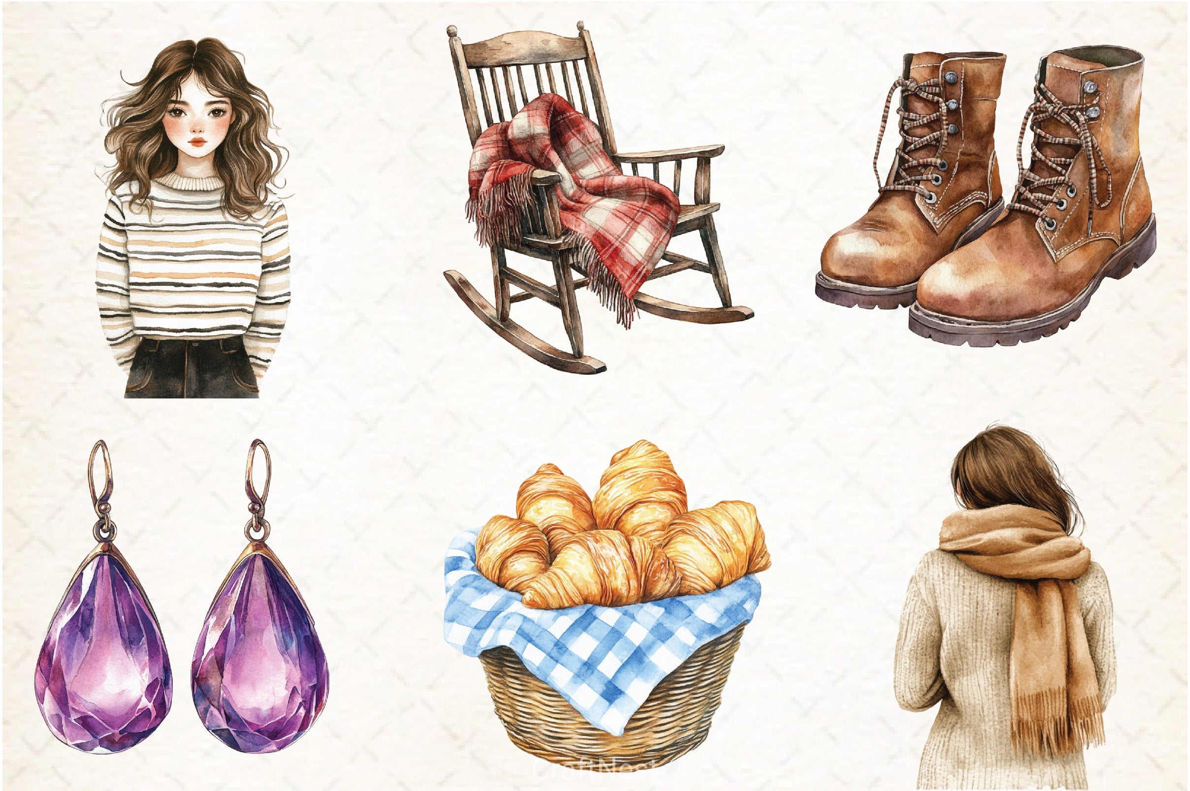 Velvet Autumn Clipart Bundle - CraftNest - Digital Crafting and Art
