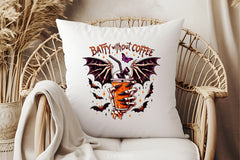 Batty Without Coffee Halloween Clipart Bundle 2 - CraftNest - Digital Crafting and Art