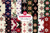 Christmas Pattern Background Clipart Bundle