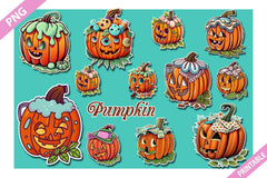 Crazy Jack-o'-Lantern Clipart - CraftNest - Digital Crafting and Art