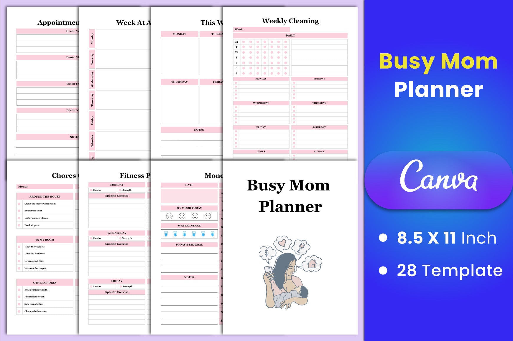 Busy Mom Planner