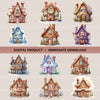 Gingerbread House Clipart Bundle 2