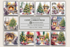 Cosy Christmas Background Papers