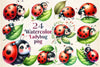 Happy Ladybug Clipart Bundle