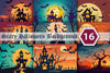 Scary Halloween Background Clipart Bundle 2
