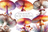 Pastel Mystic Mushroom Clipart Bundle